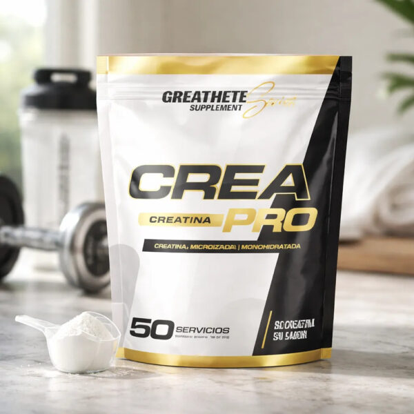 Pack 2 Creatina Pro Greatlhete  500g Total Sin Sabor