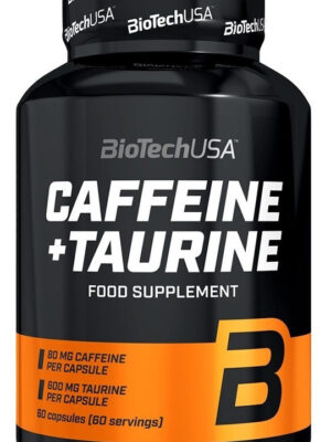 Biotechusa Caffeine + Taurine 60 Cap - Cafeina - Biotech