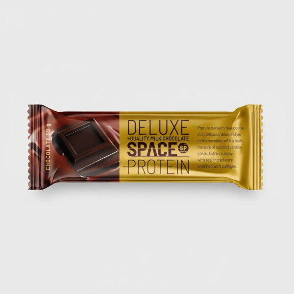 Caja Barra Space Protein Deluxe Chocolate 50g/24 Unidades
