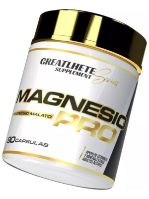 910510-MLC83441855827_032025 Magnesio Malato Pro - 90 Capsulas - Greatlhete