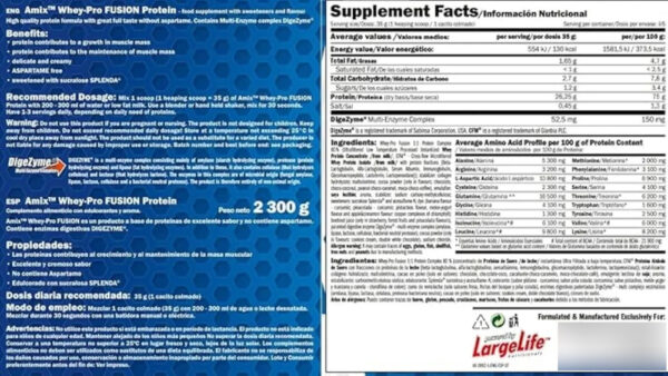 912296-MLA87388426994_072025 Amix Whey Fusion 500g - Proteína En Polvo sabores