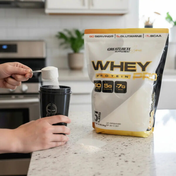Greatlhete Whey Protein 5 lb Proteína 8 Sabores