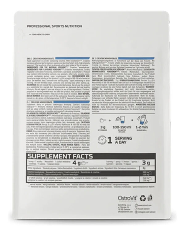 2 Creatina Ostrovit 300 Gr C/u Neutro