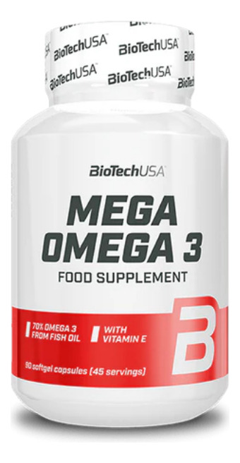 915002-MLA80569475730_112024 Mega Omega 3 90 Cápsulas 800 Mg Biotech Usa Sabor Sin Sabor