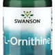 L-ornithine Ornitina Swanson Pura 500mg 60 Caps Neutro