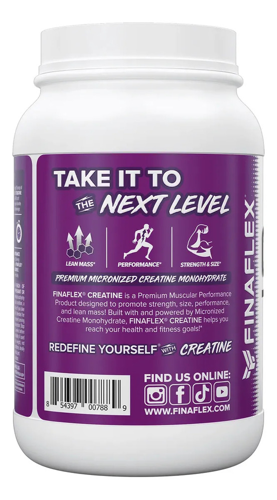 Creatina Pure 1 Kg - 200serv Finaflex Masa Muscular Fuerza Sin Sabor