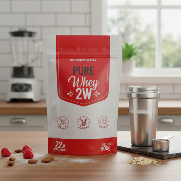 Whey Protein Pure 2 W Refil, 900 G, Puretech