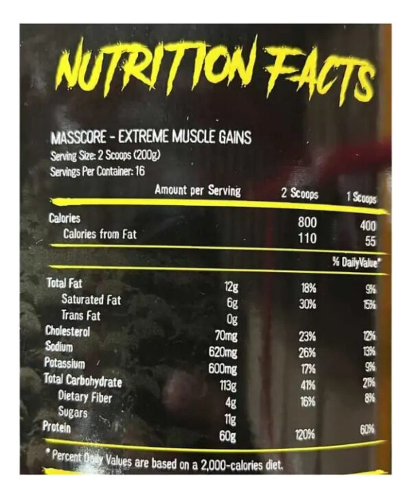 922298-MLC84435115945_052025 Hexacore Masscore Extreme Muscle Gains 7 lb