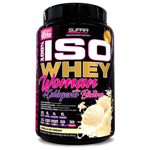 Supra 100% Iso Whey Woman 2 lb Proteína