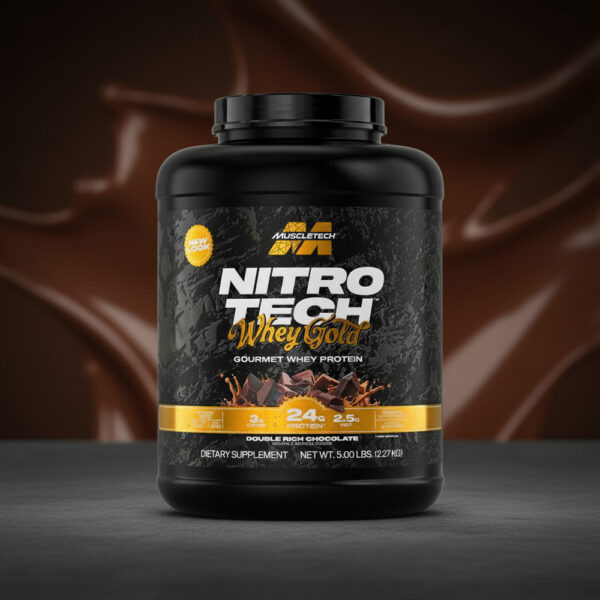 MuscleTech Nitro-Tech 100% Whey Gold 5 lb Proteína 7 Sabores