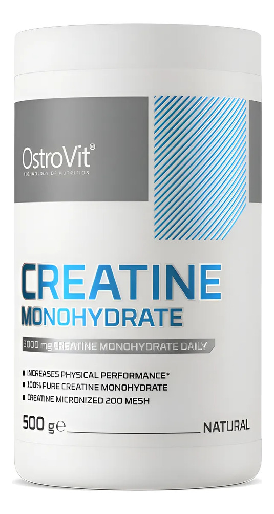 Creatine Monohydrate 500gr 200 Sv Sin Sabor - Ostrovit