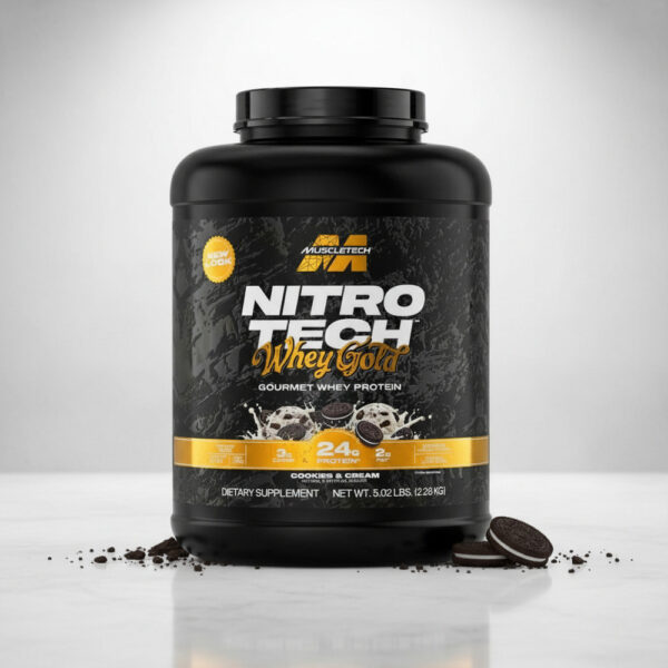 MuscleTech Nitro-Tech 100% Whey Gold 5 lb Proteína 7 Sabores