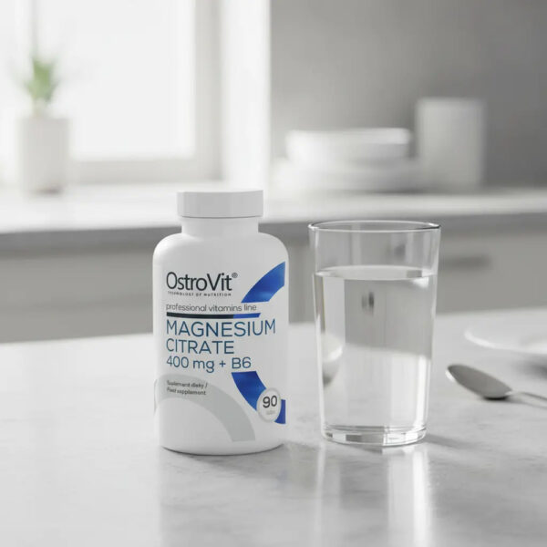 OstroVit Magnesium Citrate 400mg + B6 Magnesio 90tab