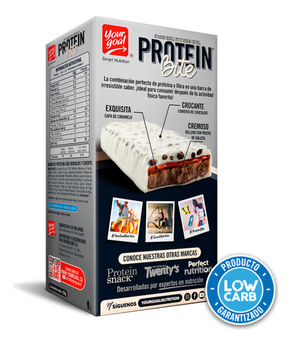 927984-MLU78041735846_082024 Bite BlackWhite Pack 4 Barritas 55g C/u Yourgoal Nutrition