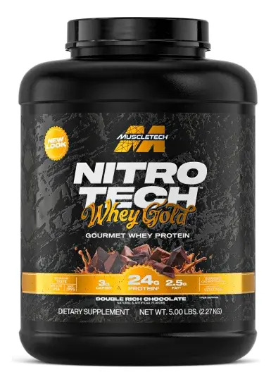 MuscleTech Nitro-Tech 100% Whey Gold 5 lb Proteína 7 Sabores