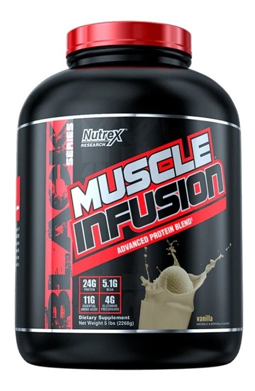 930161-MLC49638404185_042022 Nutrex Muscle Infusion 5 lb Proteína