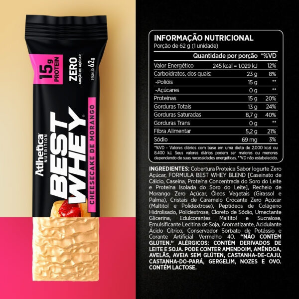 Barrita De Proteina Best Whey 15 G Proteina