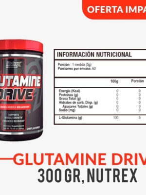 Glutamina Drive 300gr