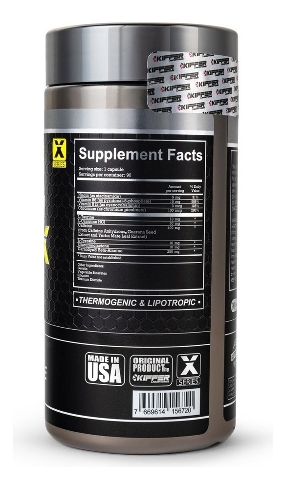 Lipox High Voltage - Kiffer - 90 Capsulas Sabor Sin Sabor