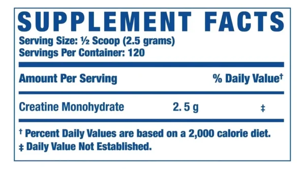 Ronnie Coleman Creatine XS 300g / 1kg Creatina
