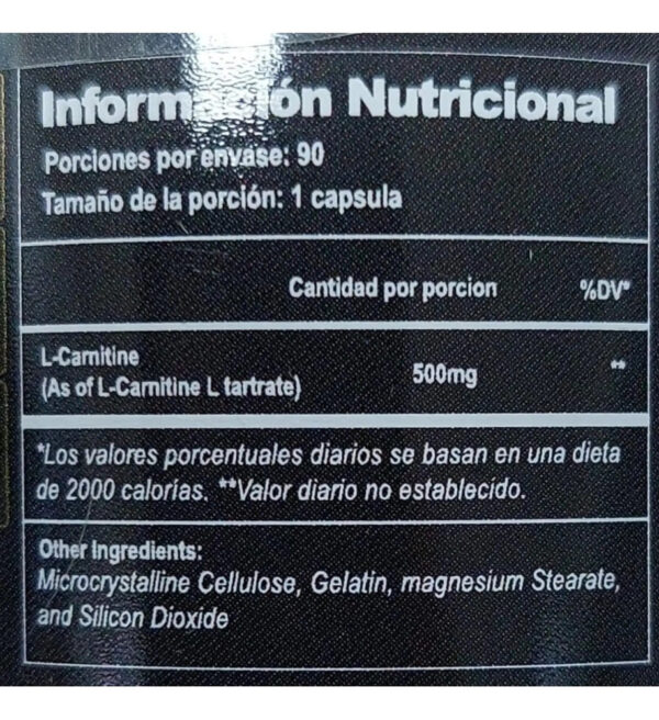 L-carnitina Greatlhete 90 Cápsulas