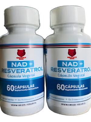 Grizzly Bear NAD+ Resveratrol 60 Cápsulas