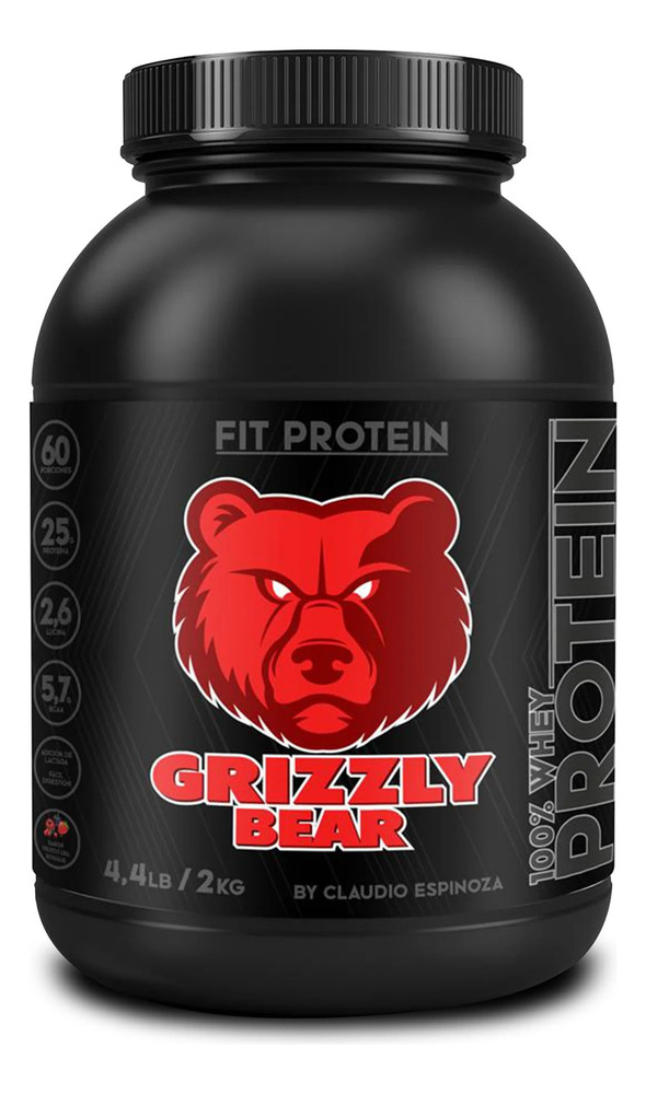Fit Protein 4.4lb Grizzly Bear + Shaker Disponible