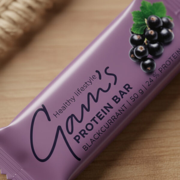 Gams Vegan Protein Bar Blackcurrant 50g ( Unidad)