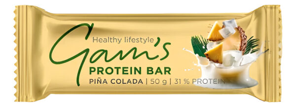 949045-MLC93029663043_092025 Gams Protein Bar Piña Colada 50g ( Unidad)