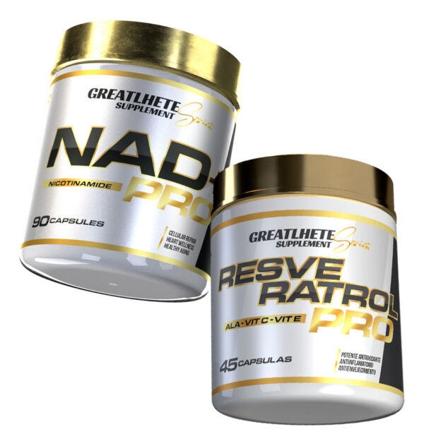Pack Anti Envejecimiento Resveratrol + Nad