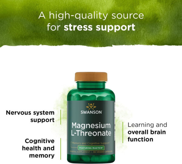 Magnesium L-Threonate Magtein Swanson Suplemento