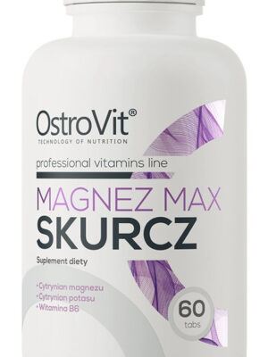 Magnesio Max 60 Tabletas - Ostrovit Sabor Sin Sabor