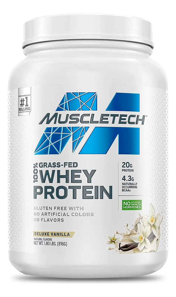 Proteína 100% Grass-fed Whey  1.80lbs  Vence 25-agosto-2023