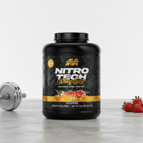 MuscleTech Nitro-Tech 100% Whey Gold 5 lb Proteína 7 Sabores