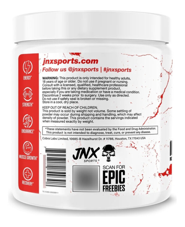 The Curse! Creatine Monohydrate 300 Gr 60 Sv Sin Sabor