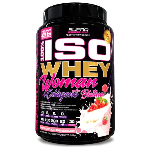 Supra 100% Iso Whey Woman 2 lb Proteína