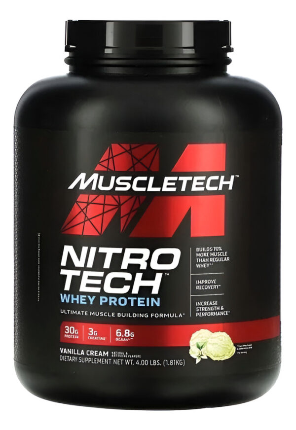 MuscleTech Nitro-Tech Whey Protein 4 lb Proteína