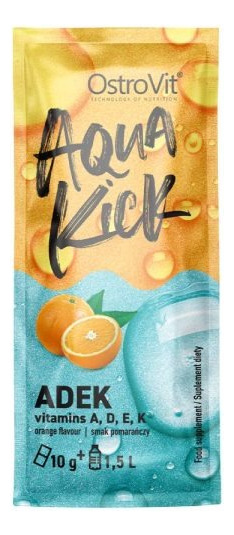 Aqua Kick Vitaminas En Sobre - Suplemento Sabor Orange