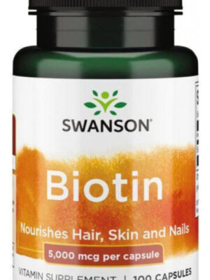 966094-MLC74034199669_012024 Biotin 5000 Mcg 100 Capsulas Swanson