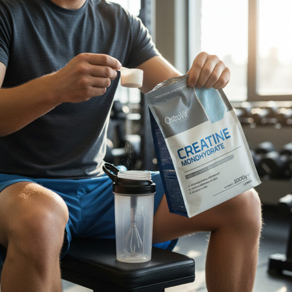 OSTROVIT CREATINA 1000 GR 1 KG MONOHIDRATADA BOLSA + SHAKER