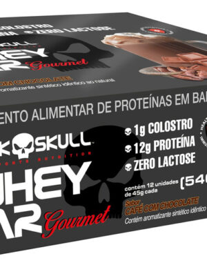Black Skull Whey Bar Gourmet Box 12 Barras Proteicas