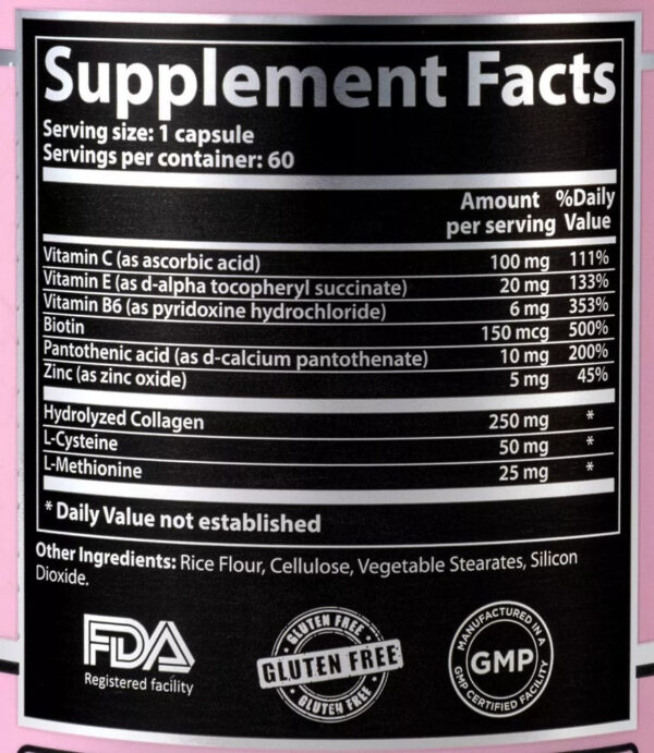 974334-MLC53708739645_022023 Beauty For Miss (cabello, Piel Y Uñas) 60 Caps Kiffer