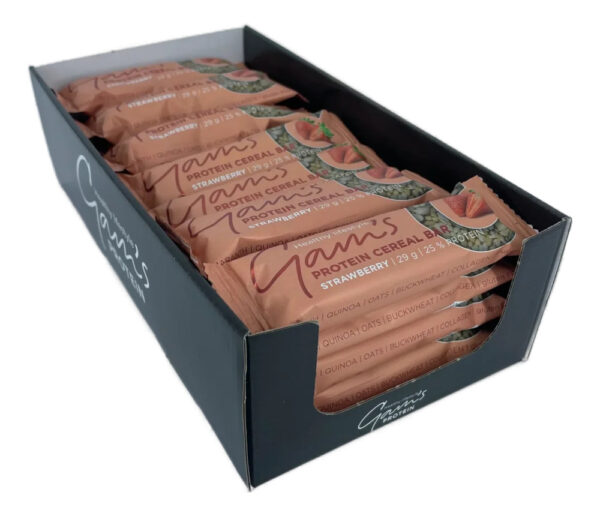 Gams Barra Proteina Cereal 29 G Strawberry/28 Uni