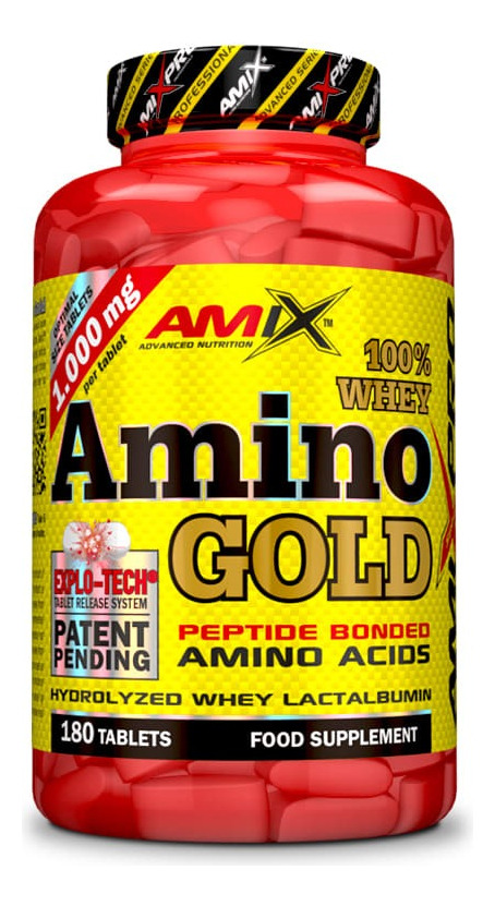 976979-MLC84734175228_052025 Amix Pro Amino Gold 180 Tabletas Aminoácidos