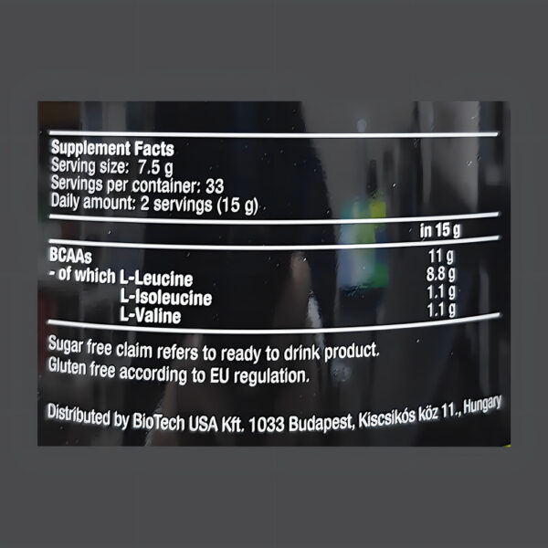 Bcaa 8:1:1 Zero Biotechusa - Cola Flavoured Sabor Cola Flavoured