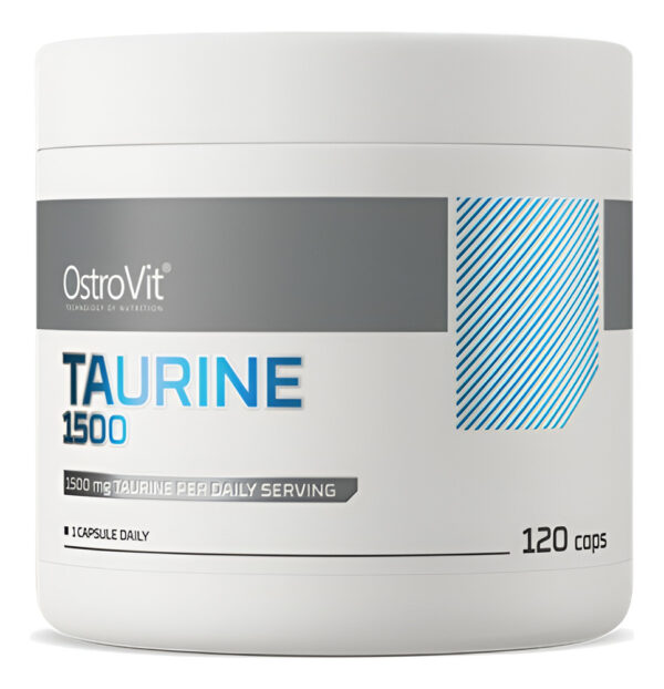 Taurine 1500 Mgr 120 Cápsulas Ostrovit Sin Sabor