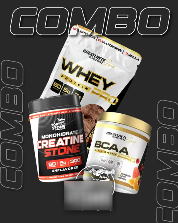 Whey Protein + Bcaa + Creatina 300g ( Envio Gratis