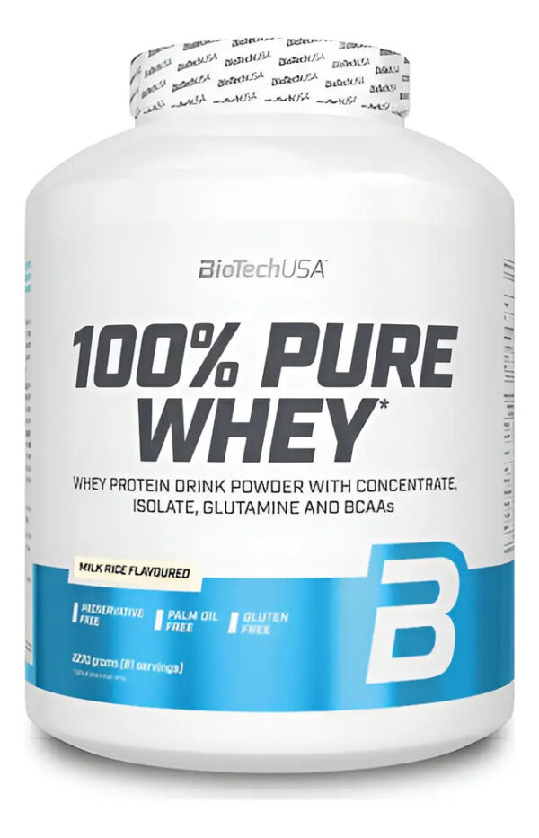 BioTechUSA 100% Pure Whey 2.27kg Proteína