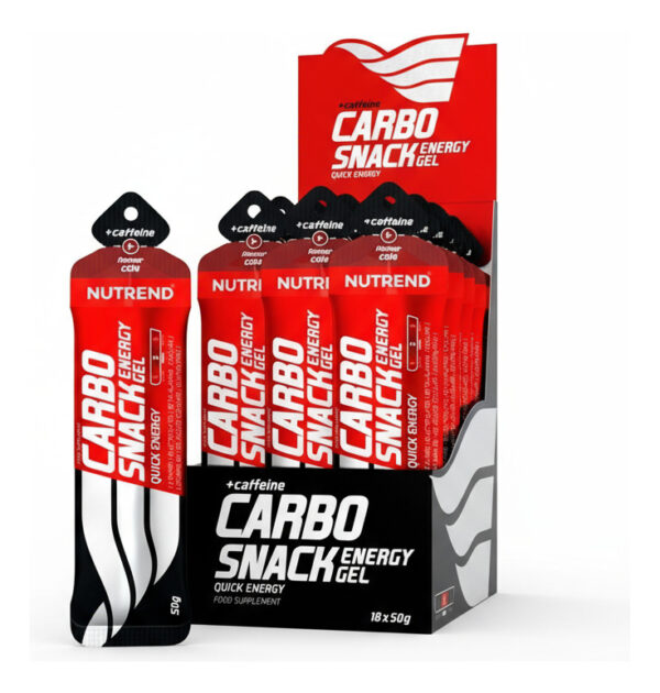 Nutrend CarboSnack + Caffeine 50g x18 Gel Energético