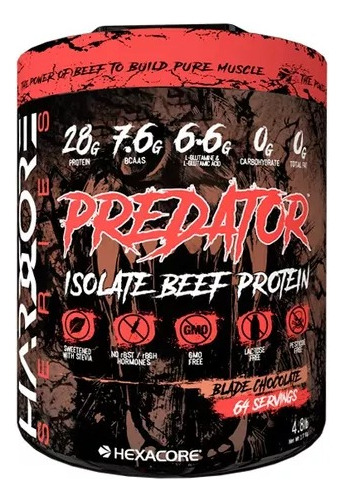 994280-MLC74068621404_012024 Hexacore Hardcore Predator Beef Protein 5 lb